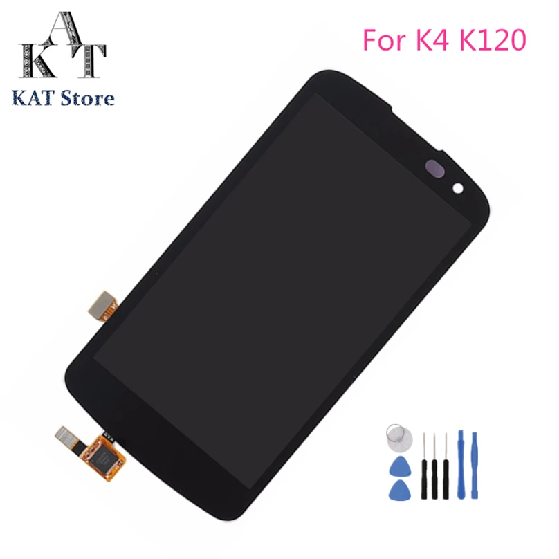 ЖК-дисплей с сенсорным экраном KAT 4 5 ''для LG K4 LTE K120 K130 ЖК-дигитайзер в сборе
