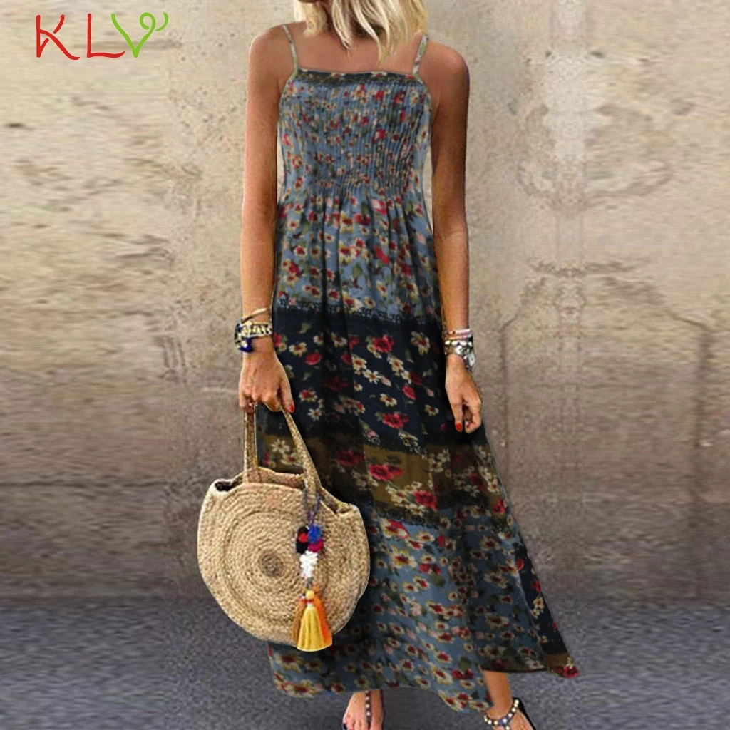 

Dress Women Elegant Linen Casual Boho Calf Summer Dress Floral Party Night Dress Fashion 2019 Plus Size Vestidos Robe Femme 19My