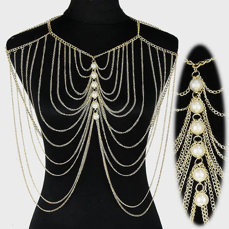 fine Sexy Body waist Chain Women Necklaces&Pendants Tassel Alloy Punk