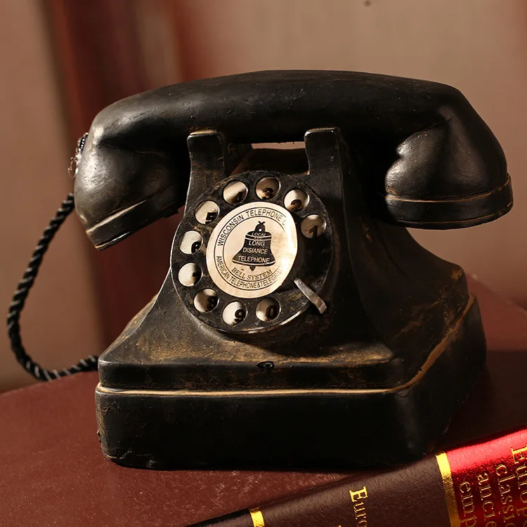 

Resin phone creative antique home decoration crafts are the original old do dirty process crafts and gifts