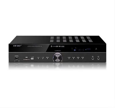 High Power 122 550W/300W 5.1 channel HIFI AV amplifier Bluetooth home theater audio amplifier Karaoke amplifier With LED display High Power 122 550W/300W 5.1 channel HIFI AV amplifier Bluetooth home theater audio amplifier Karaoke amplifier With LED display