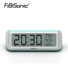 FiBiSonic Modern Design LED Digital Alarm Clock,Desktop Multi-function Temperature backlight LED Digital Clock,digital clock