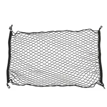 Черный 1 шт. автомобиля, автомобильная сетчатая коробка 110 см х 60 см эластичный из нейлона для кузова автомобиля Грузовой Магистральные хранения Сеть организаторов с 4 Крючки автостайлинг для кроссоверов