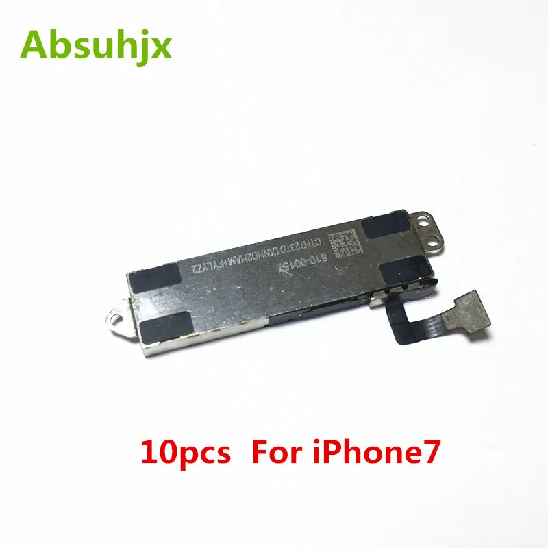 Absuhjx 10 шт. Вибрационный гибкий кабель для iPhone 7 4,7 ''7G Вибрационный бесшумный модуль двигателя Запасные части