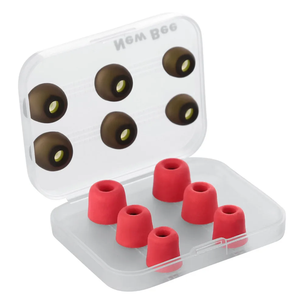 New Bee Noise Isolating Headphone Tips Earphone Earbuds Pads Memory