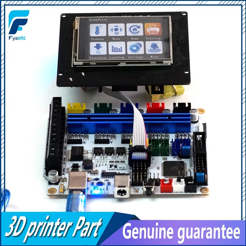 Плата управления FYSETC F5 V1.2 на базе ATMEGA 2560 сменная основа 1 4 и плата Ramps + TFT32 ЖК экран