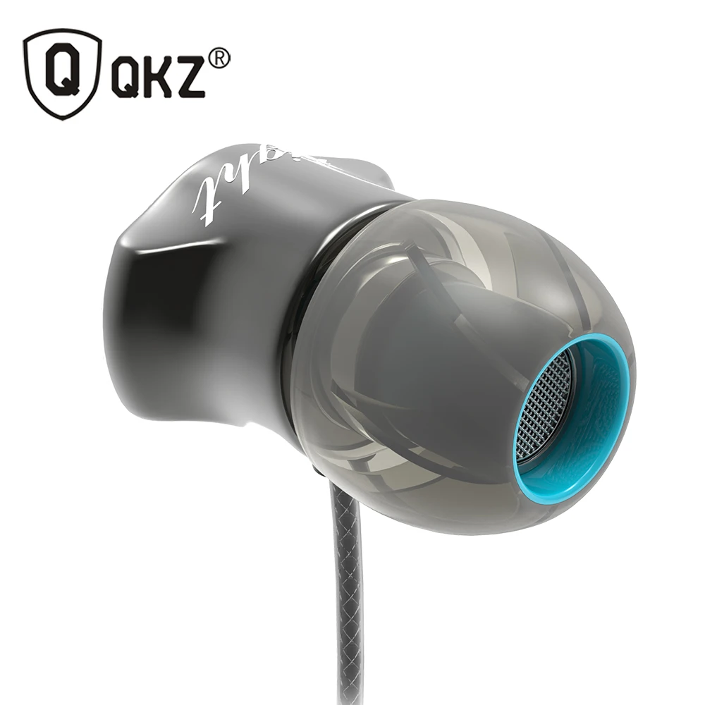 Earphones QKZ DM7 Special Edition Gold Plated Housing Headset Noise Isolating HD HiFi Earphone auriculares fone de ouvido