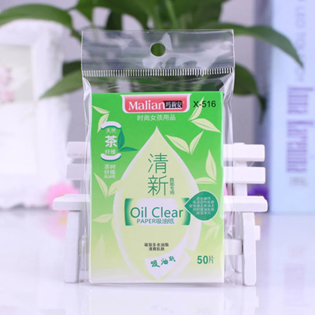 Тканевая бумага s зеленый чай запах для снятия макияжа масло поглощающая бумага для лица впитывающий для лица очищающий лосьон инструменты 50 лист/упаковка