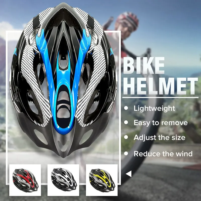 

Carbon Mountain Bike Bicycle Cycling MTB Skate Safety Helmet for Men Women Youth New Cycling Road Mountain Bike Helmet