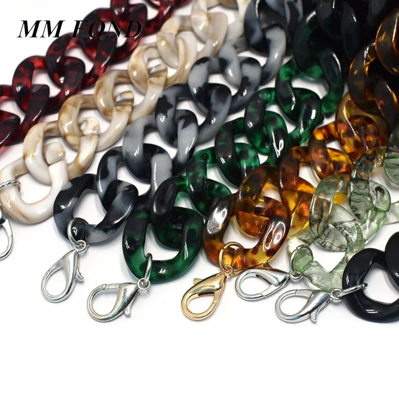 

MM FOND new handbag women heart shape charm easy chic girls shoulder bag strap leopard design bag belts handbag parts A110
