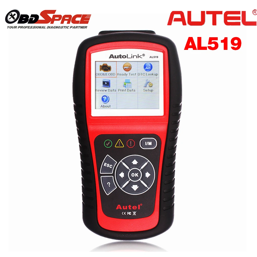 Original Automotive Scanner AUTEL Autolink AL519 OBD2 ODB EOBD Fault Code Reader Diagnostic Scan Tools in