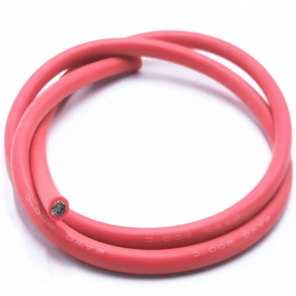 AWG Silicone Line Ultra Flexiable Test Line Cable 1AWG-60-200 Degree High Temperature High Voltage 1AWG Wire Power Cord