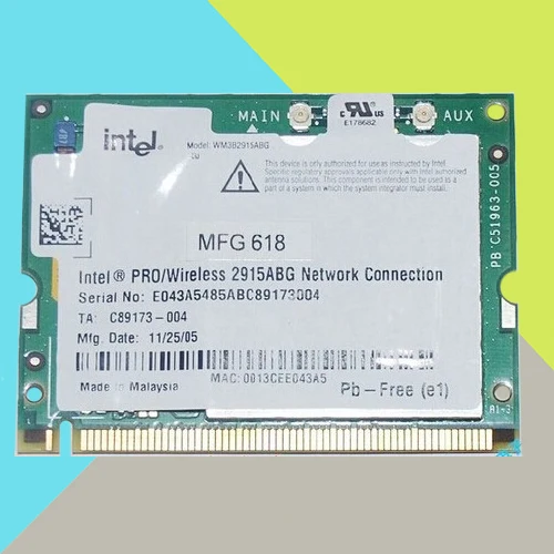 Для Intel PRO/Wireless 2915ABG Адаптер Mini-PCI 802.11a/b/g для HP | Компьютеры и офис