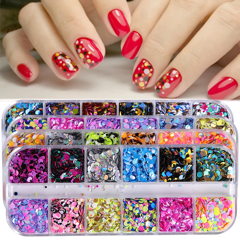 Mixed Color Nail Glitter1