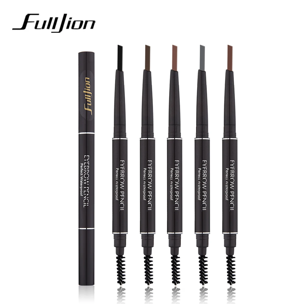 

5 Colors Rotatable Waterproof Eyebrow Pencil Long-lasting Multicolor Eyebrow Liner Exquisite Not Dizzy Catch for Eye Makeup