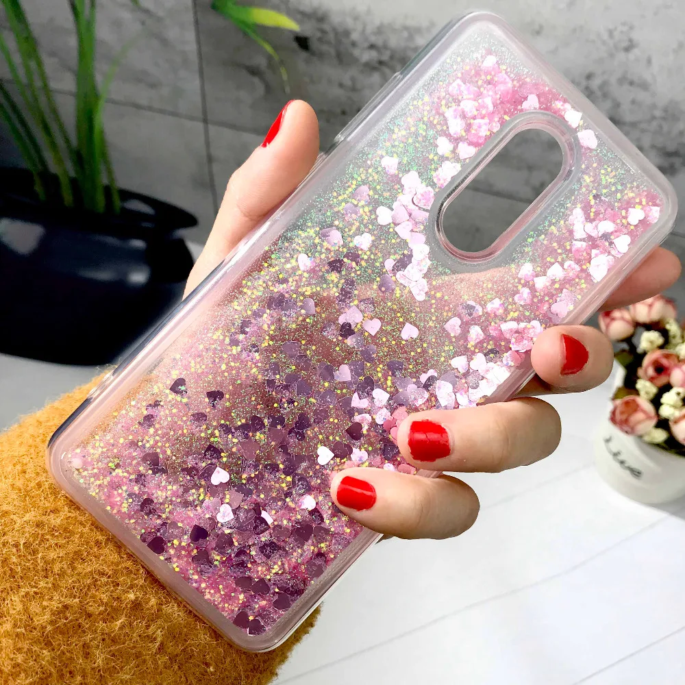 

Love Heart Stars Glitter Stars Case For Xiaomi 8 Lite 6X 5X A2 Redmi Note 5A 5pro 5Plus 6pro 4A 4 4X Pro Liquid Quicksand Cover