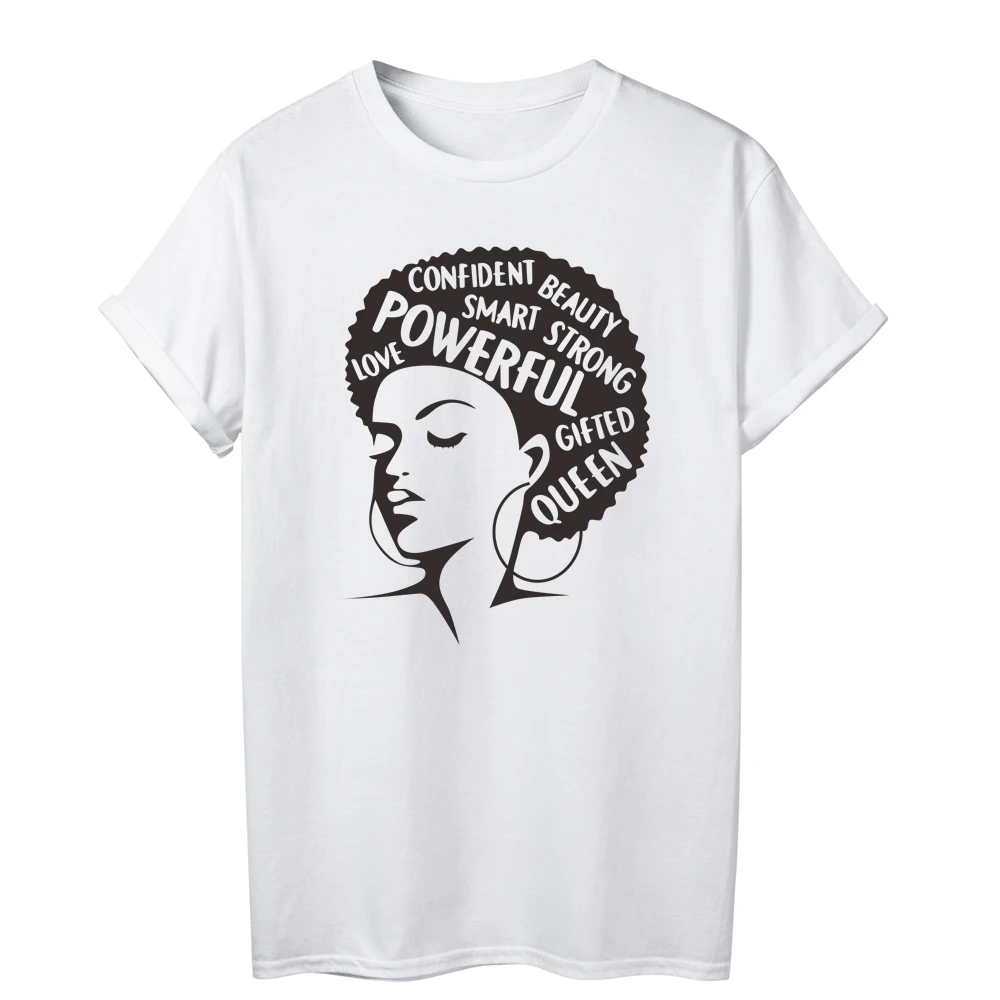ONSEME الأفرو سيدة T قميص المرأة النسوية تيز الملكة فتاة الطاقة شعار إلكتروني القمصان الإناث الصيف القطن المحملة DIY قمم A-02 ONSEME الأفرو سيدة T قميص المرأة النسوية تيز الملكة فتاة الطاقة شعار إلكتروني القمصان الإناث الصيف القطن المحملة DIY قمم A-02