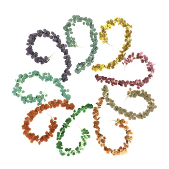 

2m Beautiful Artificial Plant 8 Colors Leaf Diy Wedding Road Ceiling Flower Vine Fake Eucalyptus Leaves Rattan Home Garden Decor