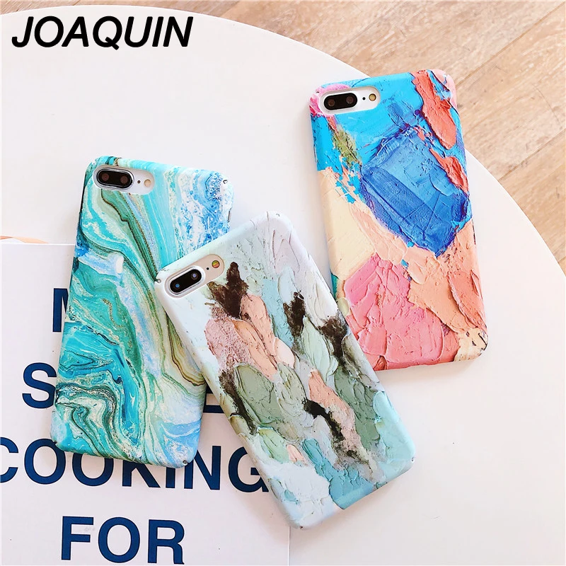 Граффити светящийся телефон чехол для iPhone 6 S 7 8 Plus 3D Emboss ультра тонкий жесткий X XR XS