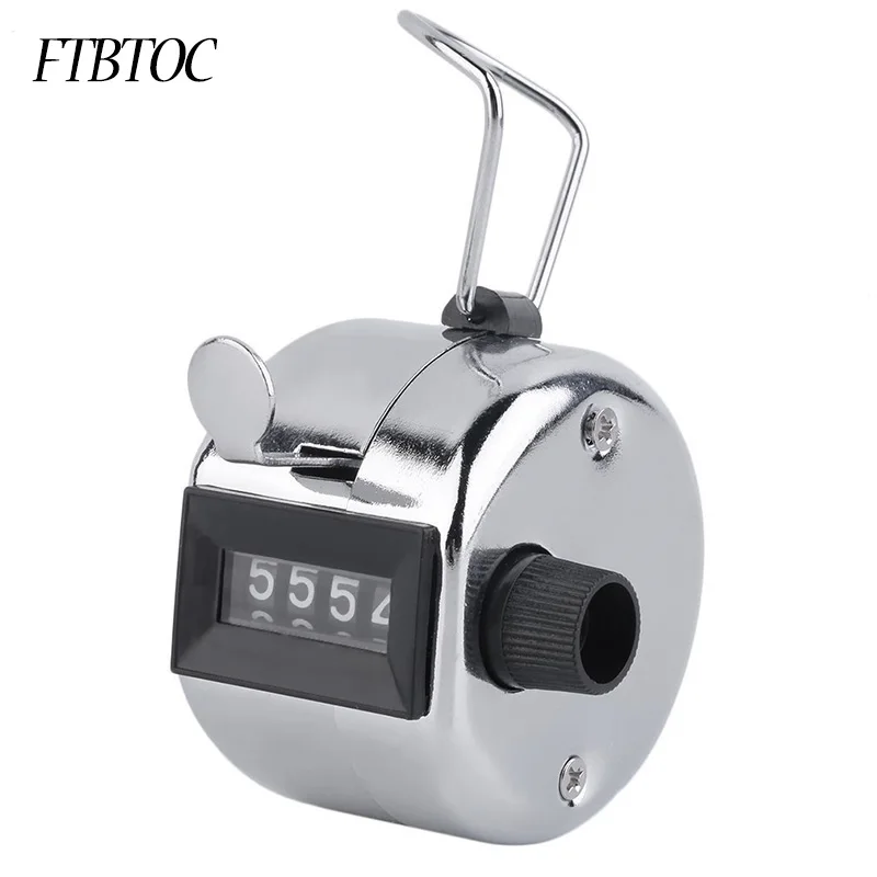 

FTBTOC 10pcs New Mini Mechanical Hand Tally Counter 4 Digit Number Manual Counting Sport Lap Golf Clicker Finger Display