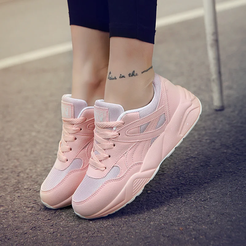 Women Sneakers Casual Shoes 2018 Brand New Breathable Low Top Tenis Sport Shoes Women Trainers Sapatilha Baskets Femme XZ47 (29)