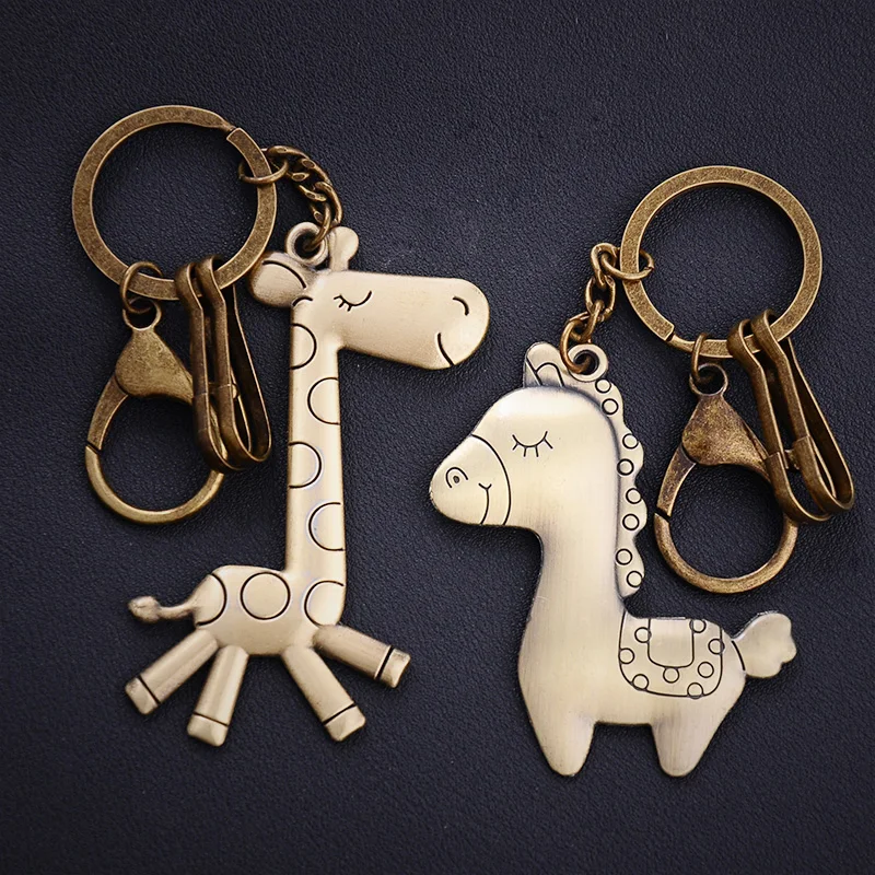 

11 kinds Vintage alloy Charm Jewelry unique retro punk rock Robot Key holder Animal creative Automatic buckle Keychain