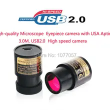 Лучшее качество 3,0 M пикселей USB2.0 микроскоп Цифровая камера-окуляр, профессиональный микроскоп камера