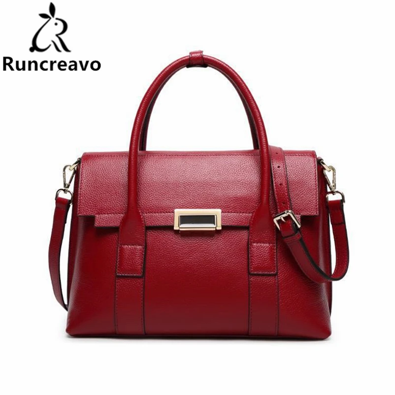 2017 new European style fashion genuine leather women luxury handbag