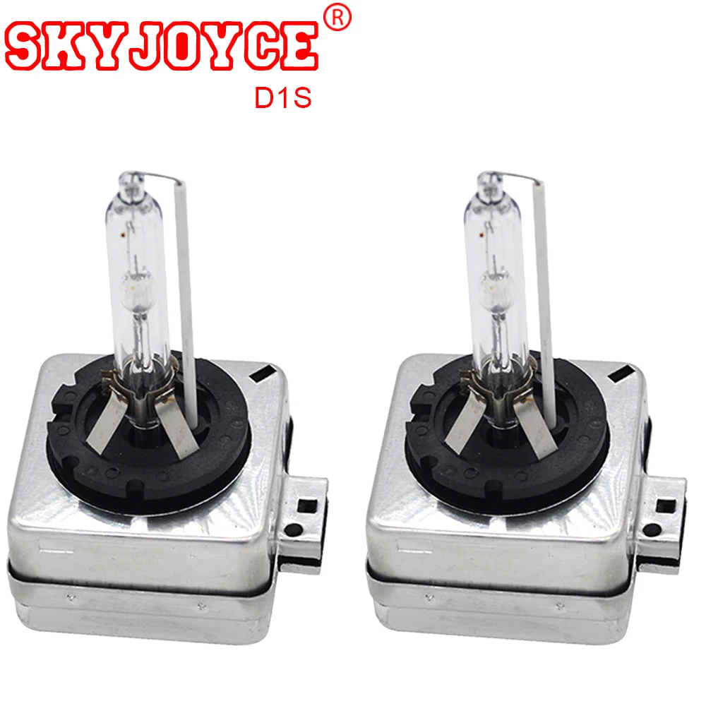 SKYJOYCE 2PCS 35W 4300K 5000K 8000K 6000K D1S xenon hid bulb metal holder D2S D3S D4S D1R D2R D3R D4R xenon car headlight