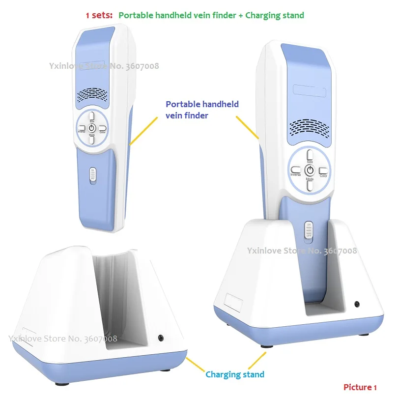 charging stand + Portable handheld vein finder