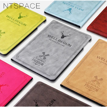 

Embossed Deer Flip Cover for Apple iPad mini 1 2 3 7.9" Case Soft TPU Edge Canvas Cloth Cover for iPad mini 4 Protective Case