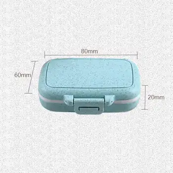 

Portable Pill Case 3 Compartment Travel Vitamin Divider Container Storage Box Medicine Organizer Promotion Price