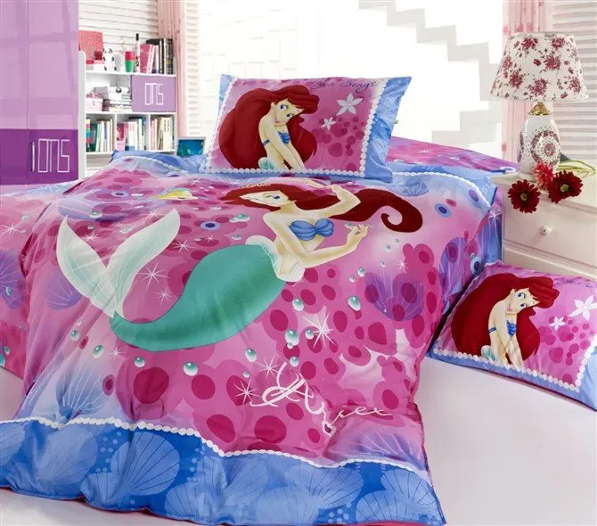 Little Mermaid Girls Beddingin Bedding Sets from Home & Garden on