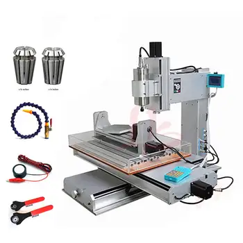 

3D Vertical CNC engraving machine 3040 2200W 5axis metal milling router work area 300x400x150mm