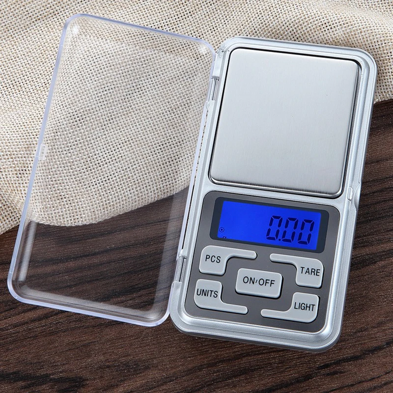 Мини-электронная шкала 100 г-500 г точные весы ювелирные изделия Электронные карманные настольные весы портативные пальмовые цифровые весы