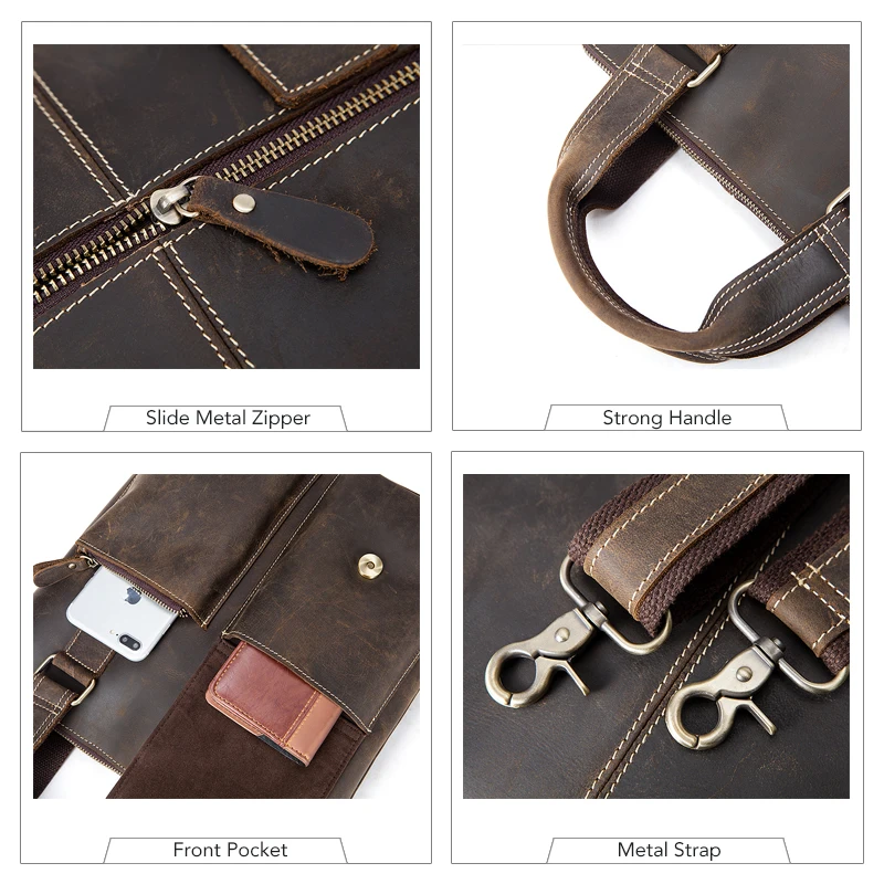 Cuir Sac tout Wesatl D'épaule En De Serviette Sacs Horse À Mode 7711 Bandoulière Hommes Fourre Véritable Crazy 7711f4coffee Décontracté 7711b4brown Main wwxt4r7qnZ