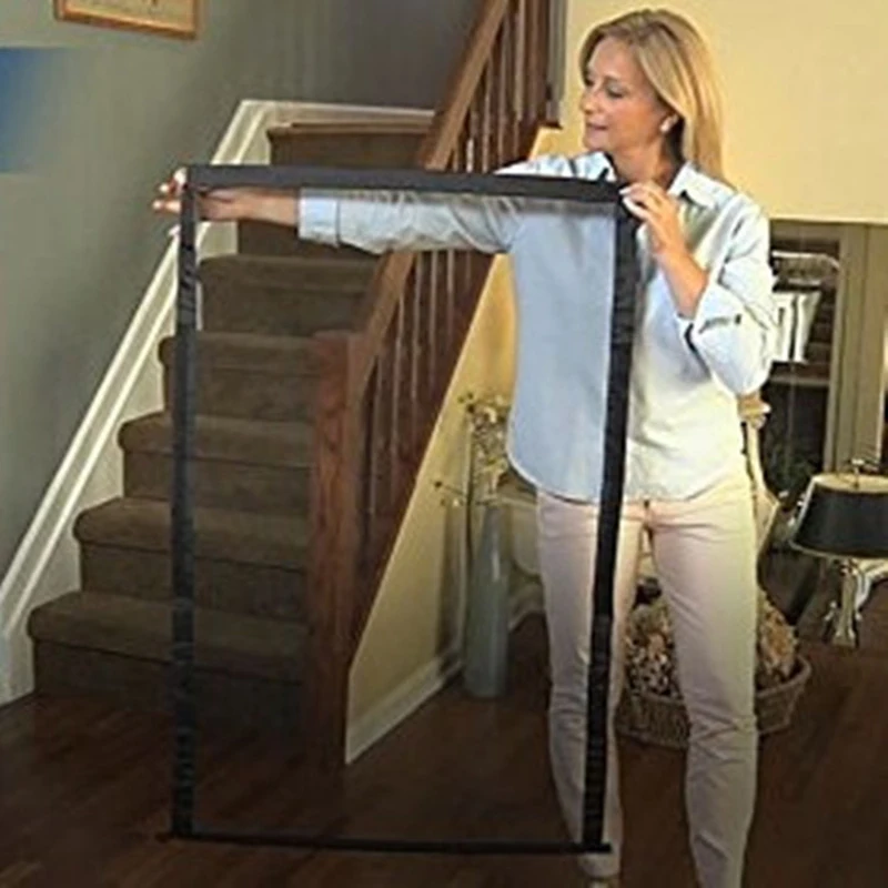 Portão da Cerca do Cão de Guarda da Segurança do Bebê Gabinete de Segurança Portão de Malha de Isolamento de Rede Porta de Segurança Dropshipping Portas Cercas Guardrail 13 High Quality Mamãe e Bebê