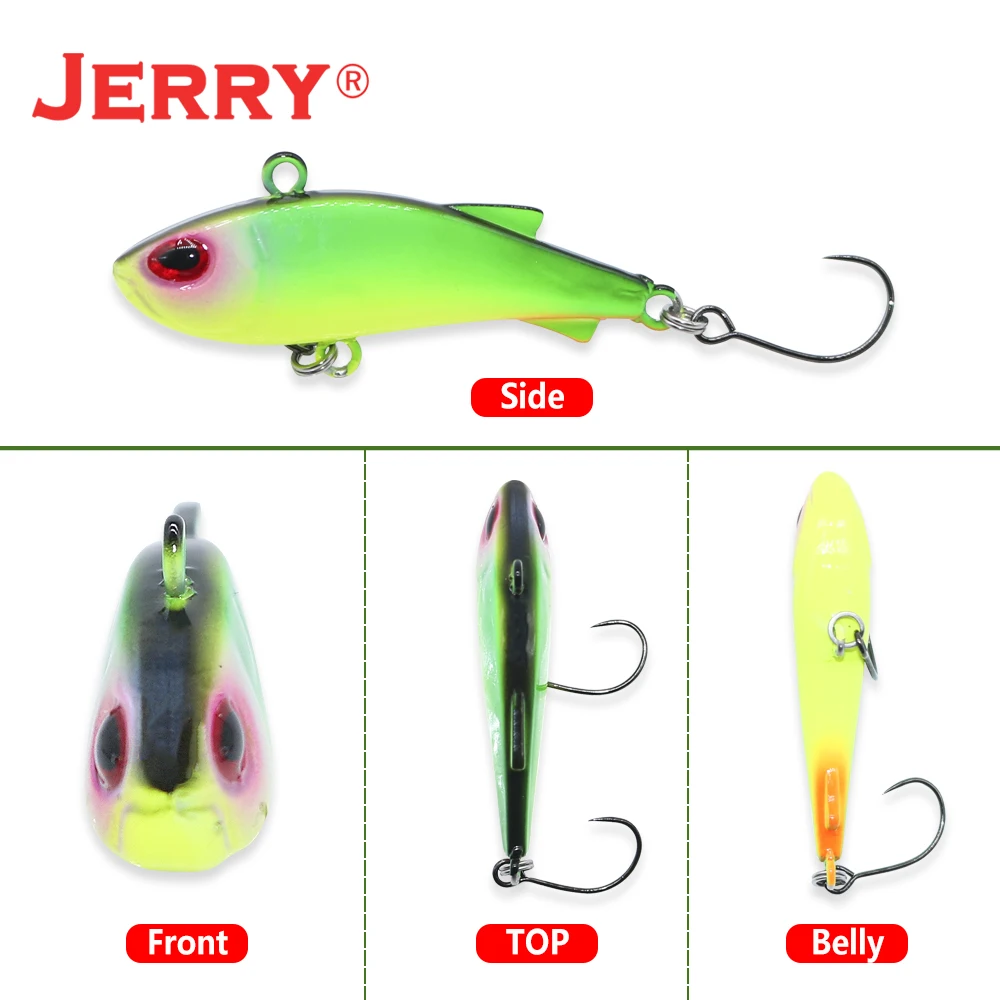 Jerry Pepper 40mm 3.3g sinking micro VIB wobblers trout crank bait fishing lures hard artificial bait all depth tackle