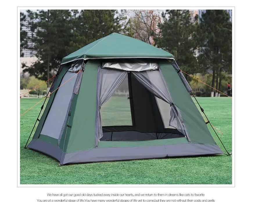 

larg size camping tents wild waterproof tents 4-6 person hiking tent for fishing/outdoor sport