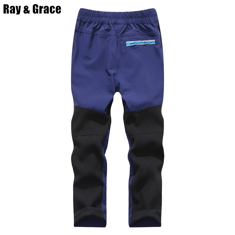 Детские быстросохнущие брюки RAY GRACE Водонепроницаемые Светоотражающие Брюки для