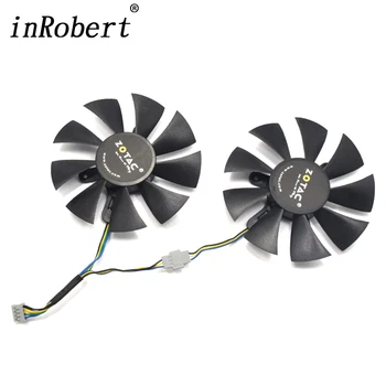 

New 85mm 4Pin Cooler Fan Replace For ZOTAC GTX1060 6GB GTX 1070 Mini GTX 1050Ti Graphics Card Cooling Fan GFY09010E12SPA GA91S2H