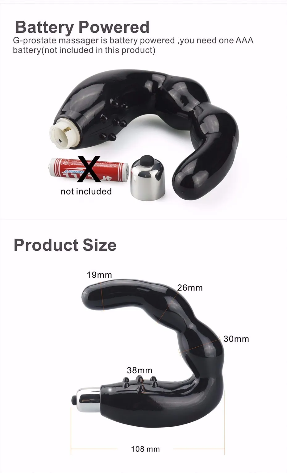 Quality Anal Plug Sex Toys for Men Butt Plug Anal Dildo Anal Vibrator Erotic Toys Prostate Massage for Gay [Sale]19 7