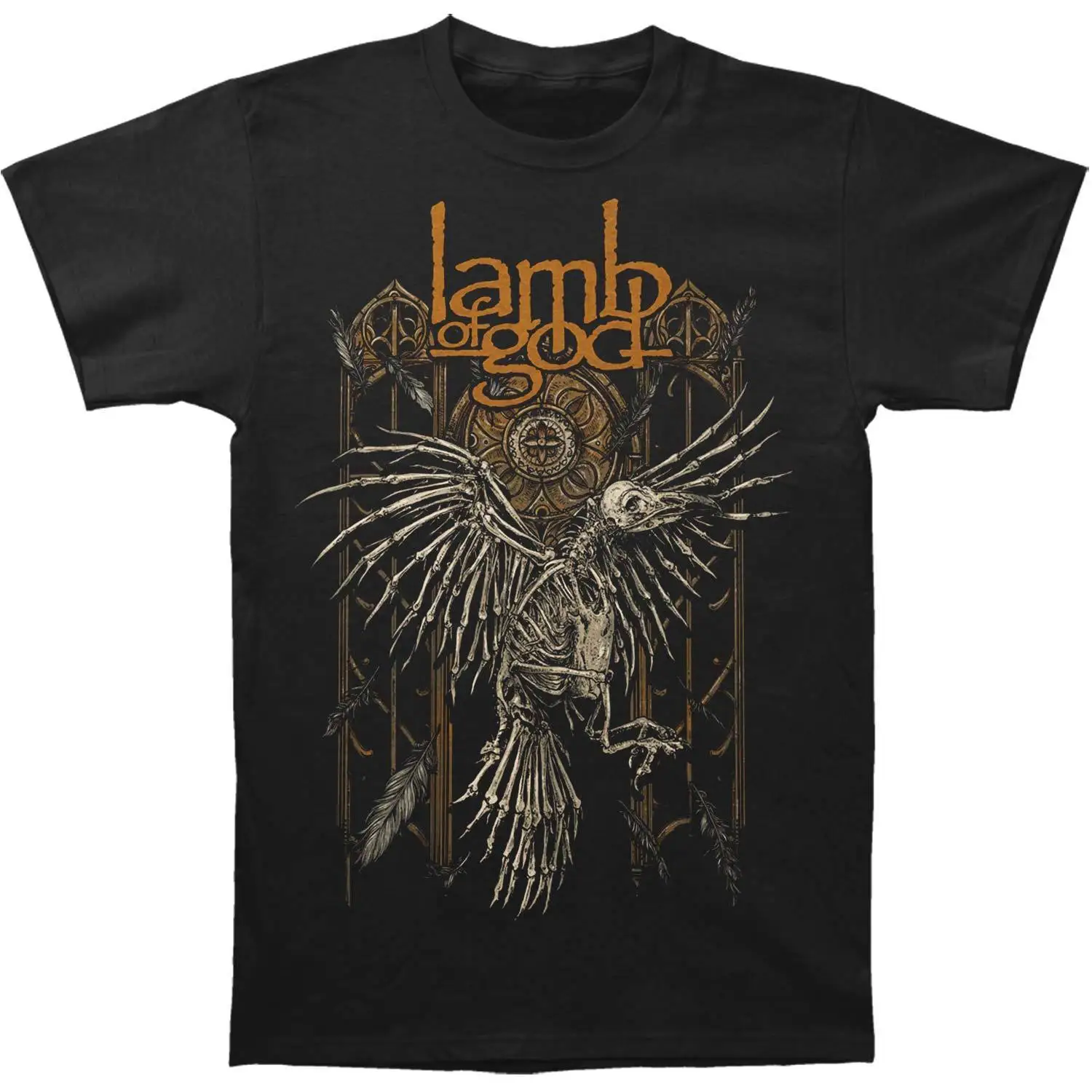 

Lamb Of God Men's Crow T-shirt Large Blackknitted comfortable fabric