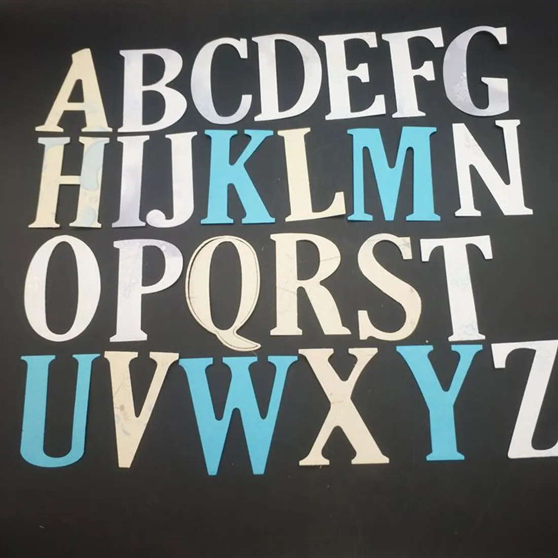 4Styles 26 Alphabet Letter Metal Steel Cutting Dies Stencil For DIY