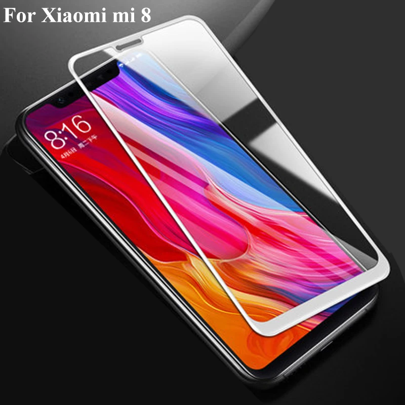1 шт. полное покрытие защитное закаленное стекло для Xiaomi Mi8 Mi 8 защита экрана
