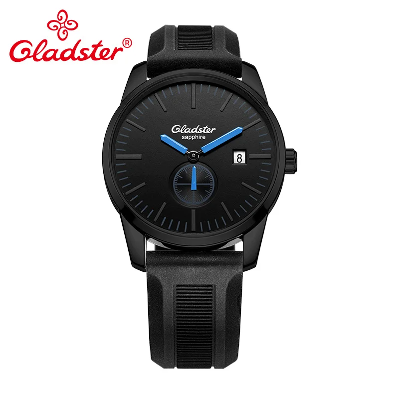 Gladster Sports Silicone Fashion Japan MIYOTA GP11 Quartz Wristwatch Luminous Analog Man Clocks Display Date Hour Male's Watch Gladster Sports Silicone Fashion Japan MIYOTA GP11 Quartz Wristwatch Luminous Analog Man Clocks Display Date Hour Male's Watch