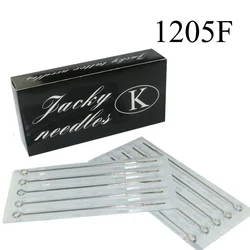 5F Disposable Sterile Tattoo Needles 50pcs Flat Single Sterile Tattoo Needles For Tattoo Machine Supplies Body Art Free Shipping