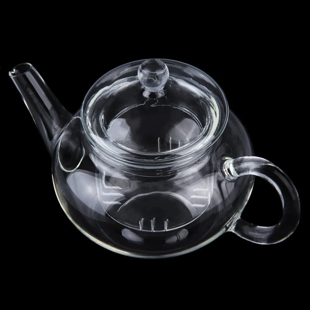 250 мл Прочное прозрачное чайник термостойкий стеклянный чайник с использованием Inf r кофе цветок чай лист чайник травяного чая многоразового использования