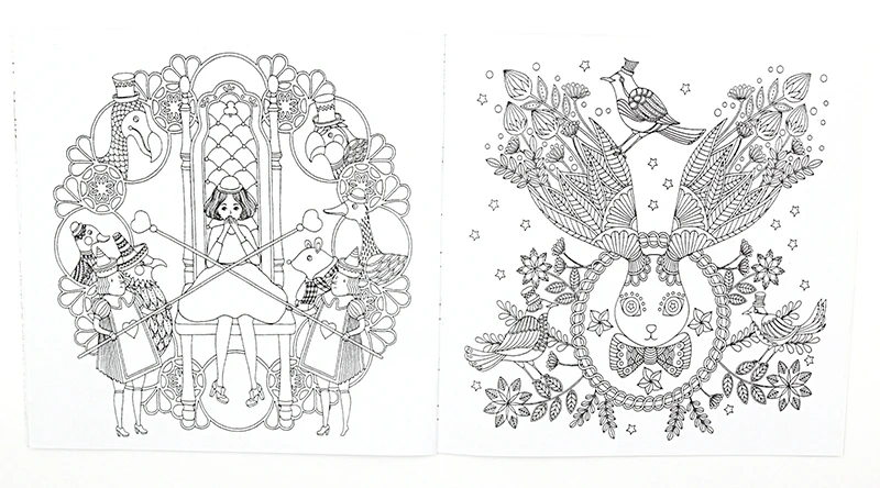 1 PCS 24 Pages Fantasy Dream English Edition Coloring Book For Children Adult Relieve Stress Kill Time Painting Drawing Book 1 PCS 24 Pages Fantasy Dream English Edition Coloring Book For Children Adult Relieve Stress Kill Time Painting Drawing Book