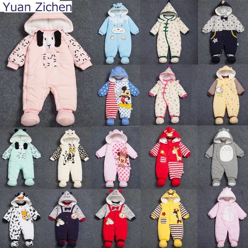 2017  Baby rompers Newborn Cotton tracksuit Clothing Baby Long Sleeve hoodies Infant Boys Girls jumpsuit baby Winter Coveralls